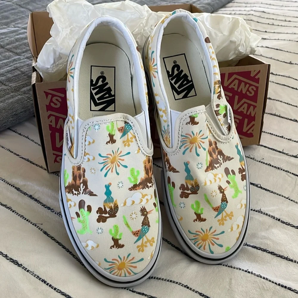 Vans slip ons - get outdoors marshmallow
